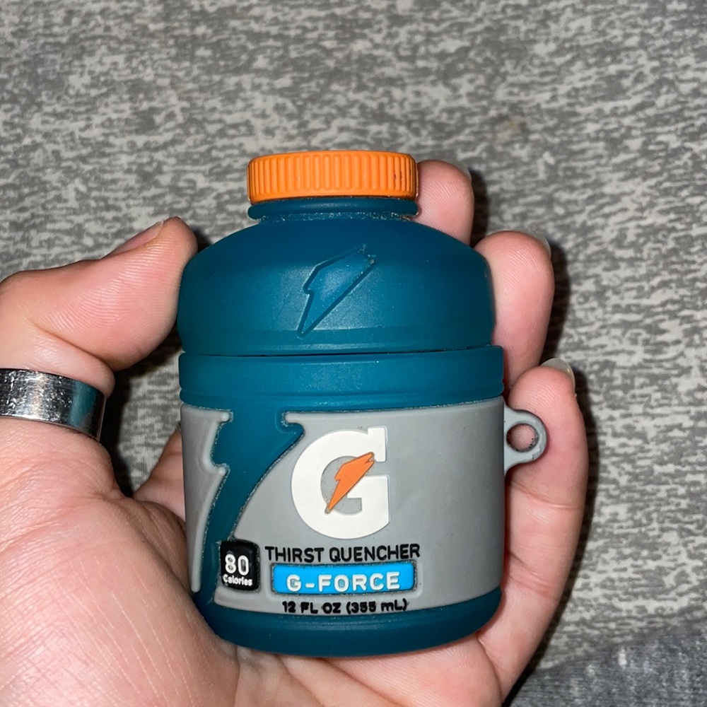 Light blue Gatorade AirPod Case
